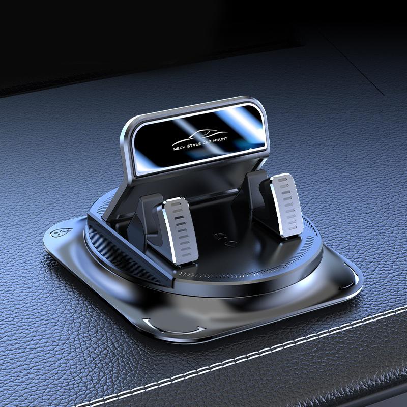 Car phone holder 360 degree rotation, suitablefor car navigation in-car dashboard, horizontaland vertica screen adjustment angle,suctioncup fixed non-slip mobile phone holdersuitable for iPhone and Android